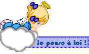 Gif animé je pense à toi ange